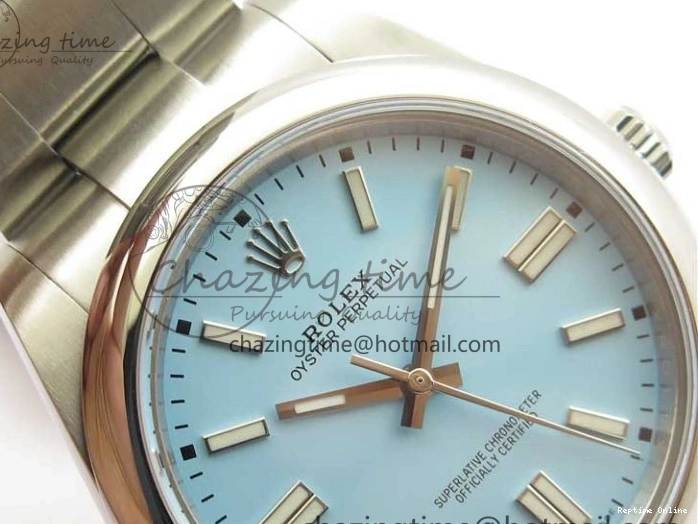 0520 GoodFit Oyster Perpetual 41mm 124300 BP Maker Best Edition Tiffany Blue Dial on SS Bracelet 2691